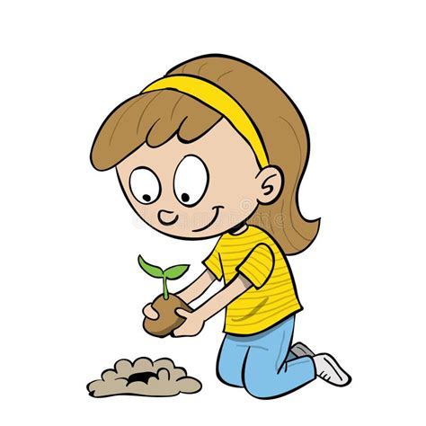 Child Planting Seed Stock Illustrations – 560 Child Planting Seed Stock Illustrations, Vectors ...