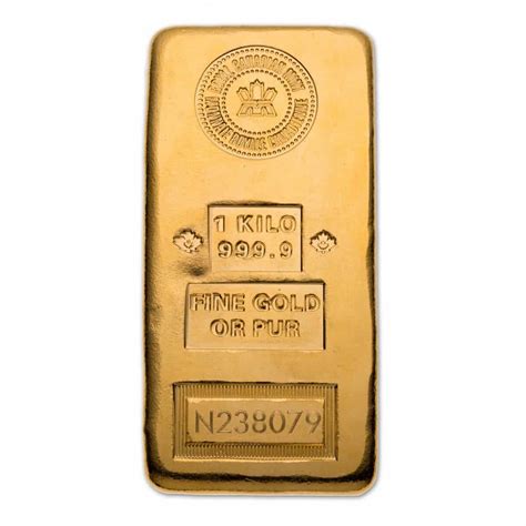 1 Kg Gold Bar - Royal Canadian Mint - With Cert ⋆