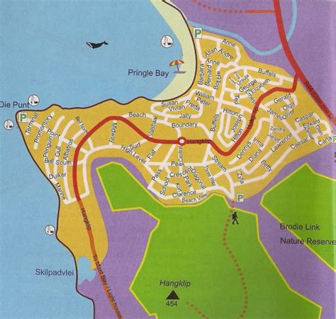 PRINGLE BAY MAP – PRINGLE BAY