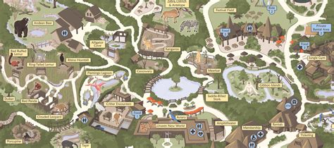 Nashville Zoo Map — Carden Illustration