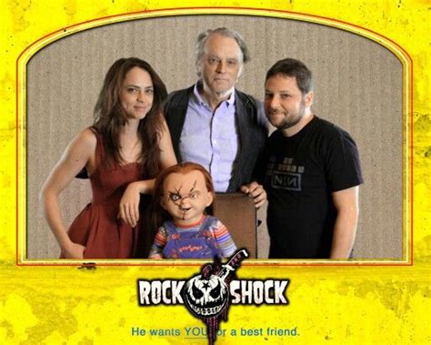 Fiona Dourif, Brad Dourif, Alex Vincent & Chucky | Horror fans, Horror movies, Kids playing