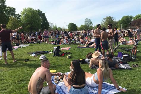 Trinity Bellwoods Park in Toronto is totally packed again and people can't take it