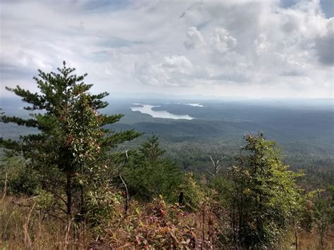 Lake james nc from short off mountain : r/hiking