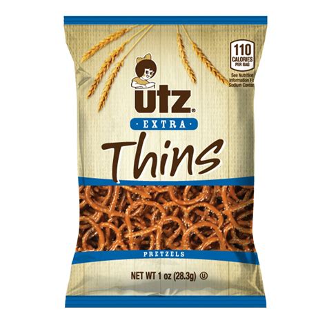 Utz Pretzels, Extra Thins – Utz Quality Foods