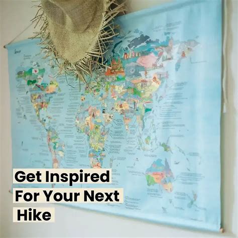 Hiking Map - The World's Best Trails and Spots | Awesome Maps