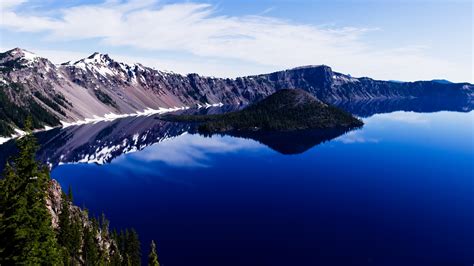 Crater Lake Background HD Free Download