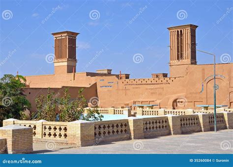 Yazd old city stock photo. Image of middle, iran, windcatcher - 35260084