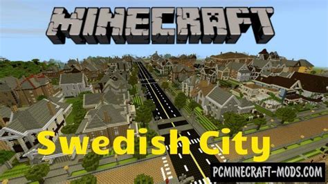 Swedish City Minecraft PE Map 1.5.0, 1.4.0, 1.2.13 | PC Java Mods