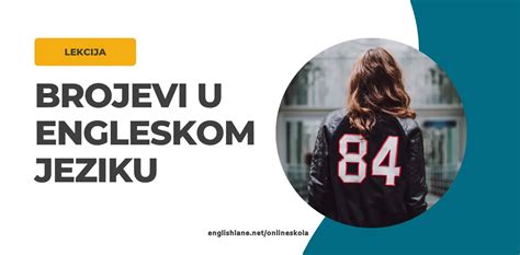 Brojevi u engleskom jeziku - English Lane Online Škola Engleskog