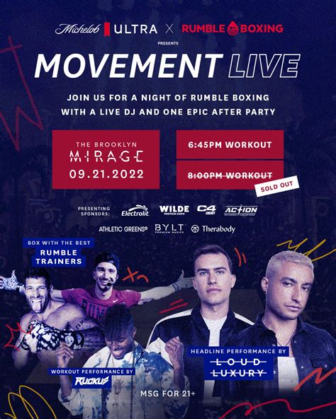 Michelob ULTRA on Twitter: "Got your tickets for #ULTRAMovementLive ...