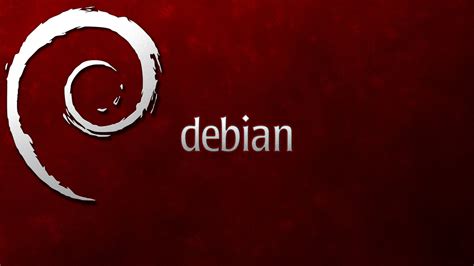 Red background with debian text overlay, Linux, Debian HD wallpaper | Wallpaper Flare