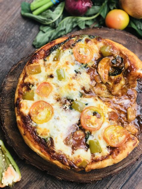 Deep Dish Veggie Pizza – Food Thinkers