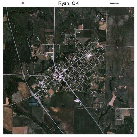 Aerial Photography Map of Ryan, OK Oklahoma