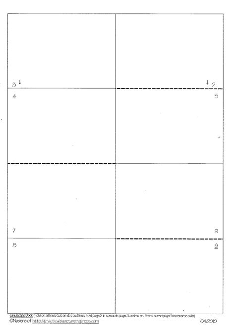 Free Printable Mini Book Template - Printable Templates