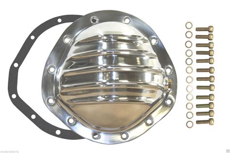 polished aluminum Differential Cover GM 8.875 Truck 12-Bolt chevy chevrolet