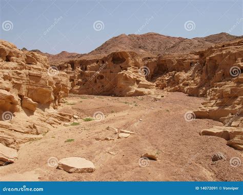 Desert Landscape Of Sinai Peninsula Stock Image - Image: 14072091