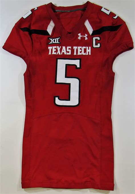 Lot Detail - Patrick Mahomes II Last Game Worn 2016 Texas Tech Jersey ...