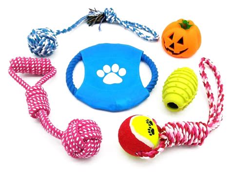 6 PCS Dog Toy Set for Aggressive Chewers, Indestructible Chewing Ropes ...