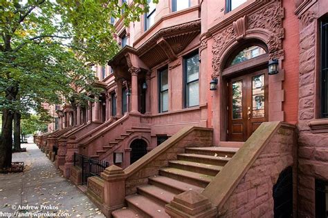 Harlem Brownstones III - Framed Photograph by Andrew Prokos | Harlem brownstone, Nyc brownstone ...