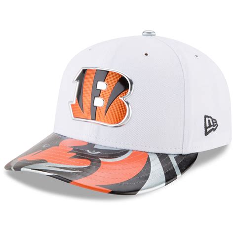 Men's New Era White Cincinnati Bengals 2017 NFL Draft On Stage Low ...