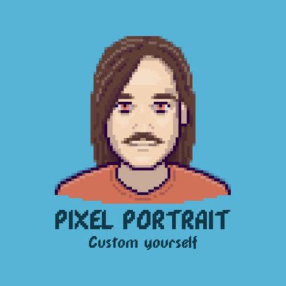 Placeit - Logo Template for a Gaming Profile with a Customizable Avatar