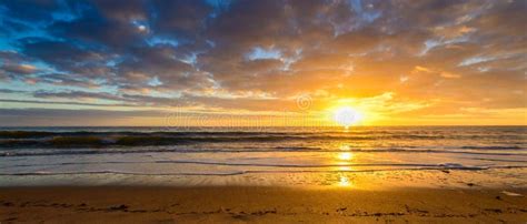 Glenelg Beach sunset stock photo. Image of rays, horizon - 68621660