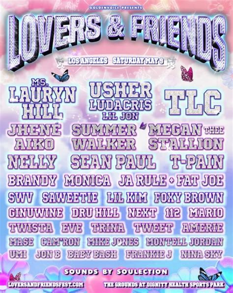 Lovers & Friends Festival Announces Inaugural 2020 Lineup Featuring Ms. Lauryn Hill, Usher ...