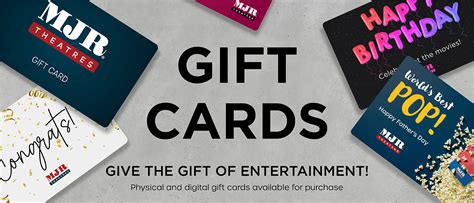 Gift cards - MJR Theatres