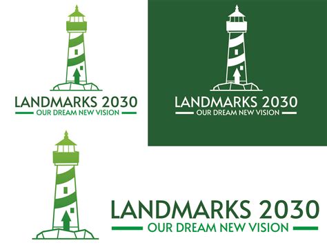 Landmarks 2030 logo| Modern| Minimal logo by Md Sazzad Hossain on Dribbble