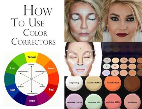 HOW TO Use Color Correctors | Makeup color corrector, Color correction ...