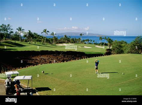 Makena Golf Course, Wailea, Maui, Hawaii Stock Photo - Alamy