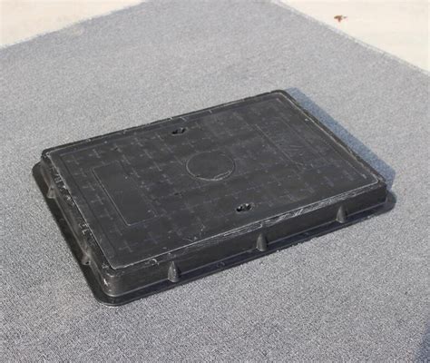 OEM 400*600*40mm Composite Black Manhole Cover - Plastic Manhole Covers ...