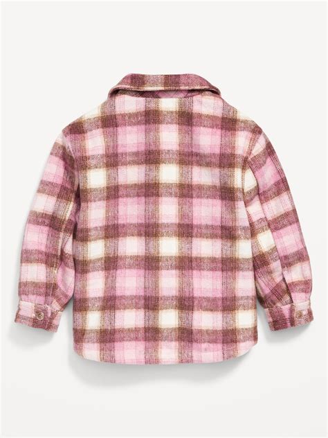 Plaid Flannel Shacket for Toddler Girls | Old Navy