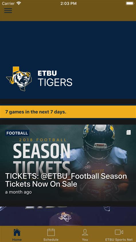 ETBU Athletics for iPhone - Download