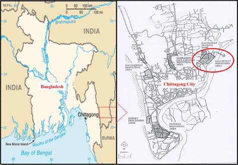 | The enclosure area by dotted line in the map showing the study area ...