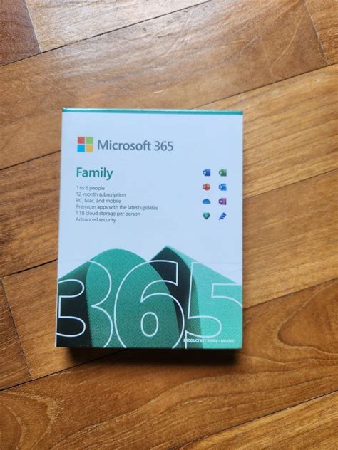 Microsoft Office 365 Family 12-month subscription, Computers & Tech ...