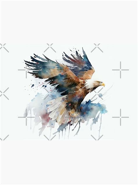 "Bald Eagle Painting Watercolor" Poster for Sale by andienhuynh | Redbubble