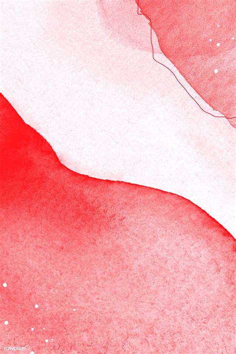 Red Watercolor Textured Background