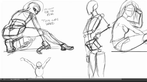 Dynamic pose study 1 - YouTube