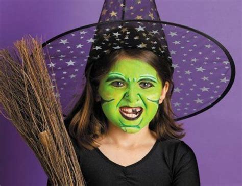 Halloween Makeup Ideas | Kids witch makeup, Witch face paint, Easy halloween face painting