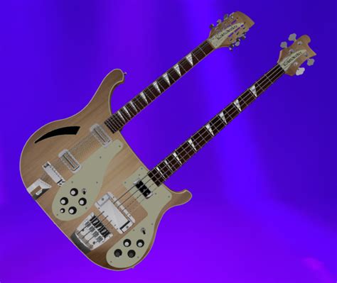 Second Life Marketplace - Double Rickenbacker 4002 Model 12 String and ...