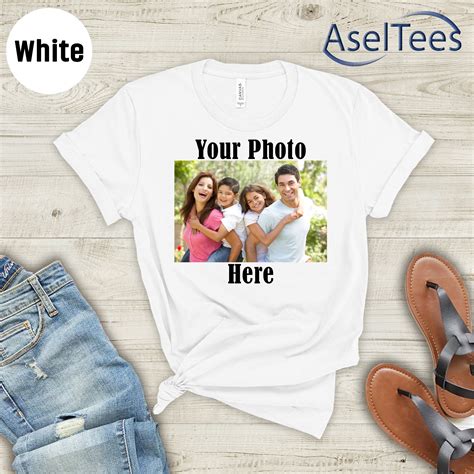 Customized Photo T-Shirt Image Personalized Shirt Picture on | Etsy