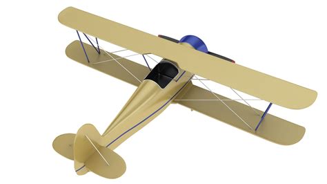 3D Biplane Model - TurboSquid 1992663