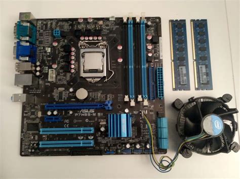 Motherboard, CPU, RAM combo (Asus P7H55-M SI, Intel i5, 2gb Ram) | in Islington, London | Gumtree