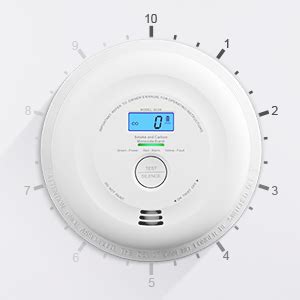 X-Sense SC08 Combination Smoke and Carbon Monoxide Alarm with LCD Display