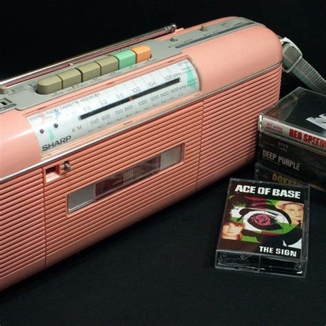 Retro 80's Sharp Boombox Cassette Radio by AilorsAttic on Etsy