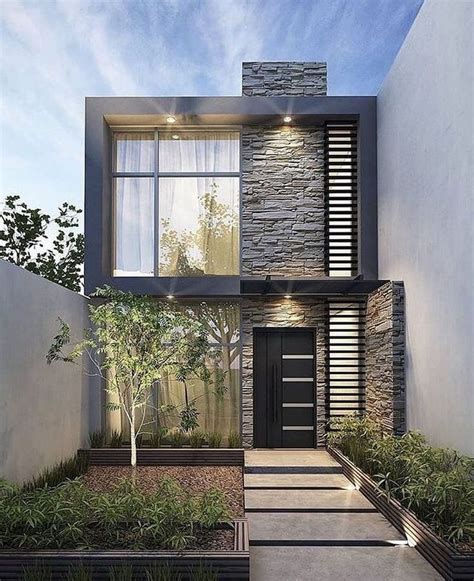 Pin on MyWorld | Facade house, Modern small house design, Modern house ...