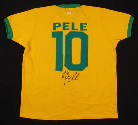 Pele Signed Brazil 1970 World Cup Jersey (PSA COA) | Pristine Auction