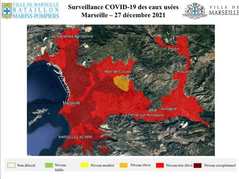 the presence of the Delta and Omicron variants mapped in Marseille ...