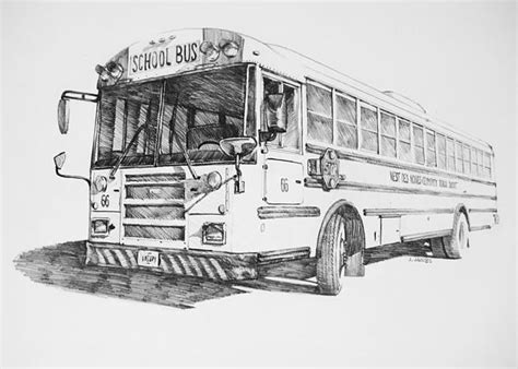 School Bus 66 by Jake Jacobs